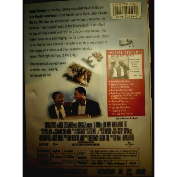 Eddie & Martin Life DVD Widescreen Comedy With Bonus Features - Picture 2 of 2